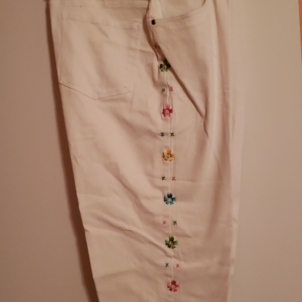 White jeans